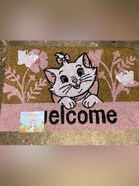 Disney Aristocats Marie Welcome Mat